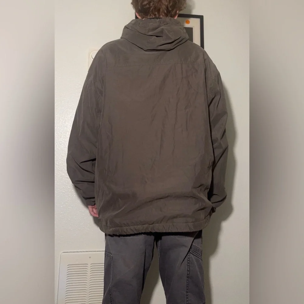Men's Brown Hooded Jacket